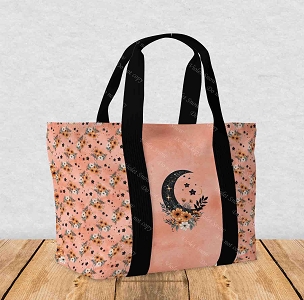 Shabby Chic Floral Moon Bag Rapport